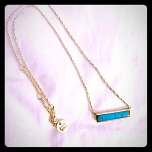 Pura Vida Turquoise Bar Necklace